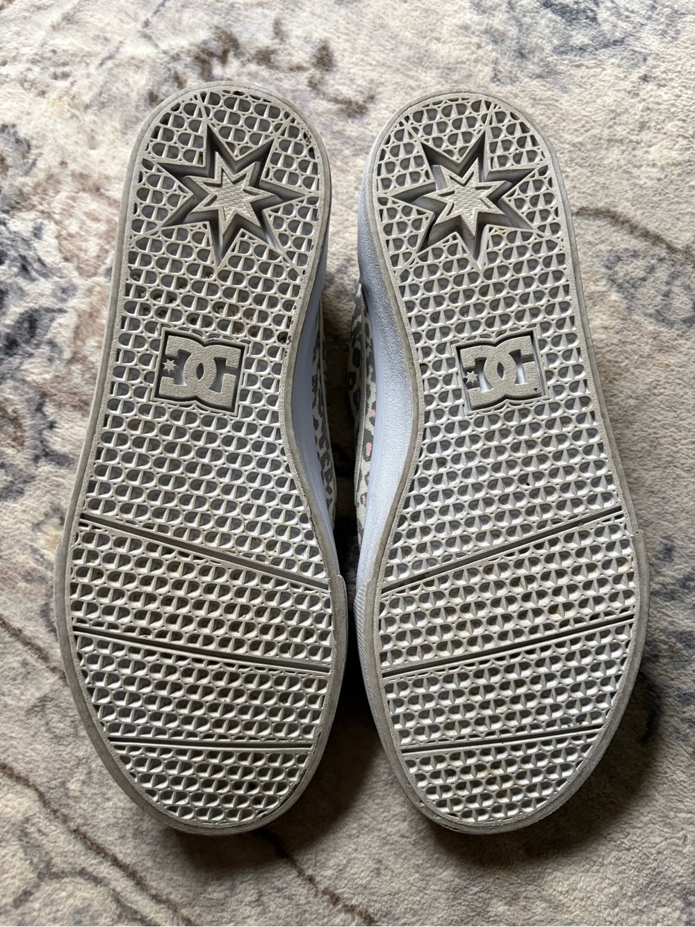 DC Women’s Slip-On Leopard Print Sneakers in Pink and Gray - Picture 5 of 5